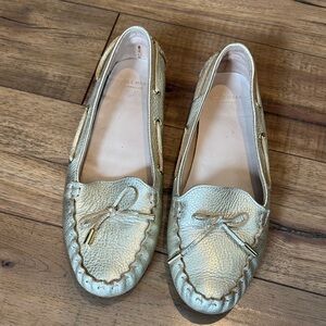 Cole Haan Women's Metallic Gold Moccasins